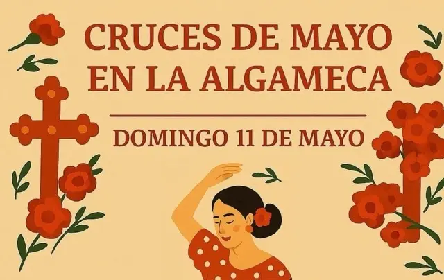 Cartel Cruces de Mayo de La Algameca Chica