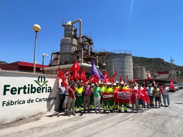 CONCENTRACIÓN EN FERTIBERIA CARTAGENA