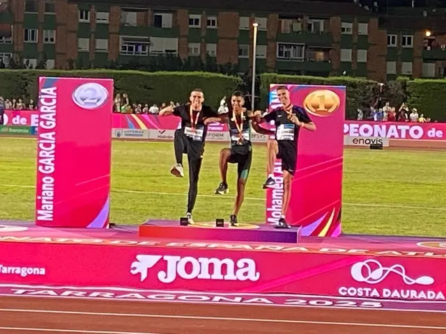 Mariano García podio