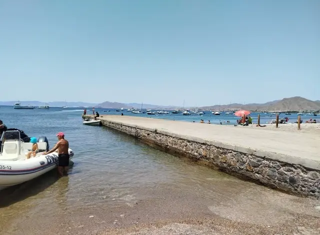 Foto muelle de La Azohía