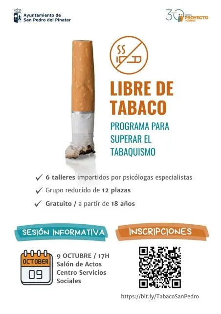 programa para la superación del tabaquismo 2025 QR