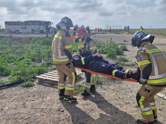 Simulacro emergencia aeropuerto