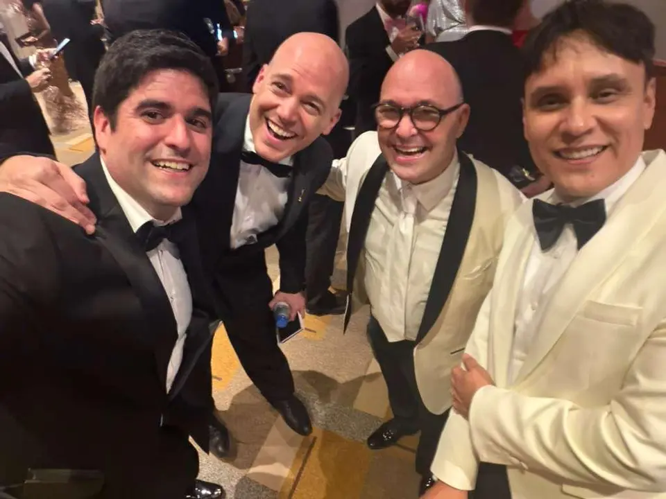 Álvar Carretero y Antonio Giménez-Palazón en los Oscar