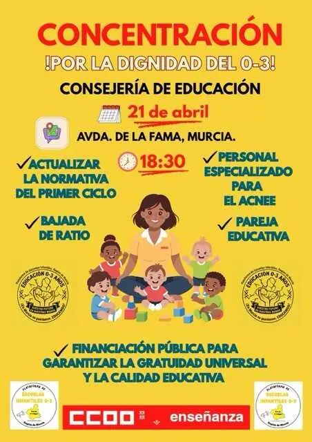 CONCENTRACIÓN 21 ABRIL CCOO