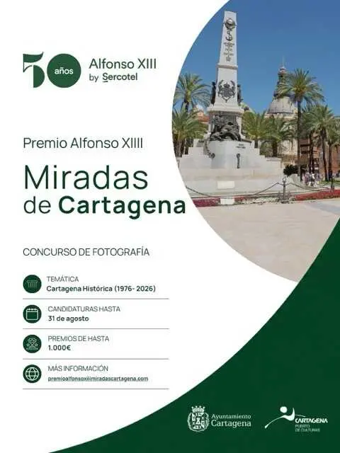 Premio Alfonso XIII Miradas de Cartagena (cartel)