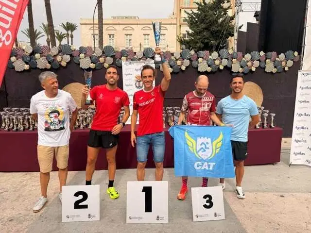 Podio Carrera Popular Ciudad de &Aacute;guilas