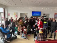 Papa Noel en la Hospitalidad Santa Teresa