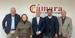 Reunión de VOX con la Cámara de Comercio de Cartagena y COEC