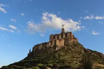Castillo de Monteagudo en la huerta de Murcia
