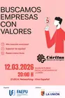 Cartel jornada &lsquo;Buscamos empresas con valores&rsquo;