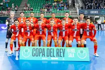2026-05-23Jimbee Cartagena - Viña Albali ValdepeñasSemi final Copa del Rey Futbol Sala Caceres 2026SOLO USO EDITORIAL, SOLO DISPONIBLE PARA ILUSTRAR LA NOTICIA QUE ACOMPA&Ntilde;A (CR&Eacute;DITO OBLIGATORIO)EDUARDO CANDEL REVIEJO/ RFEF