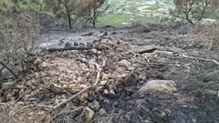 Restos_castillo_Garres_calcinados_Huermur_
