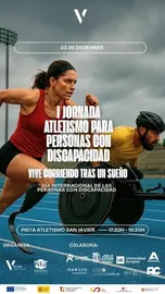 Cartel I Jornada Atletismo para Personas con Discapacidad