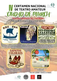 Cartel IV Certamen Teatro Amateur Ciudad de Murcia 2026