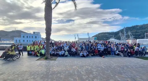 Participantes en la III Marcha &lsquo;Protégete del Sol&rsquo;