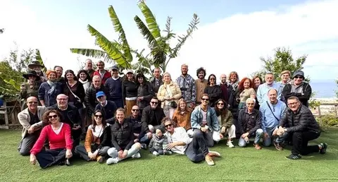 Asistentes al encuentro de cartageneros residentes en las Islas Canarias