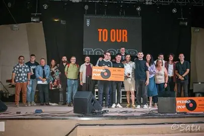 Ganadores del segundo premio en la 31&ordm; edición del Pedro Pop