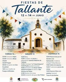Cartel Fiestas Patonales de Tallante 2026