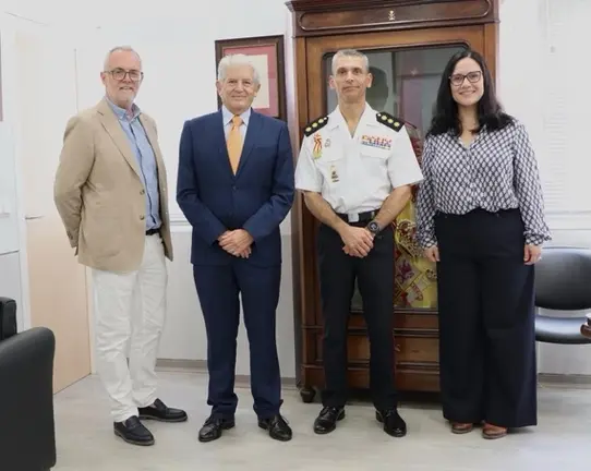 Visita coronel EIMGAF