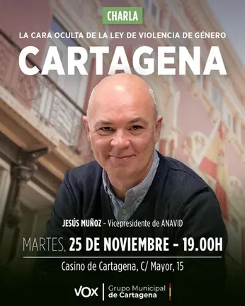 Cartel conferencia Jesús Muñoz