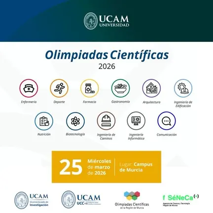 OLIMPIADAS CIENTÍFICAS UCAM 2026 - AGENDA