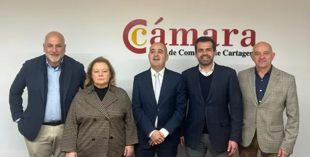 Reunión de VOX con la Cámara de Comercio de Cartagena y COEC