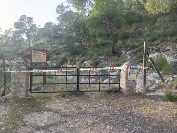 20260201Prohibición de paso en el Parque Regional de Sierra Espuña