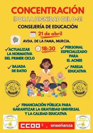 CONCENTRACIÓN 21 ABRIL CCOO