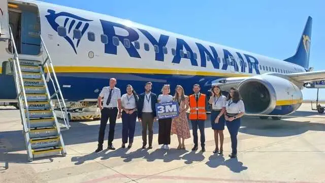 Pasajero 3 millones Ryanair