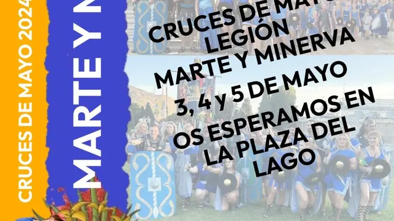 Cartel Cruz de Mayo Marte y Minerva