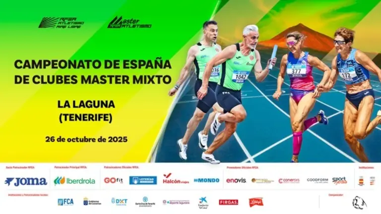 Cartel Campeonato de España Clubes Máster Mixto La Laguna 2025