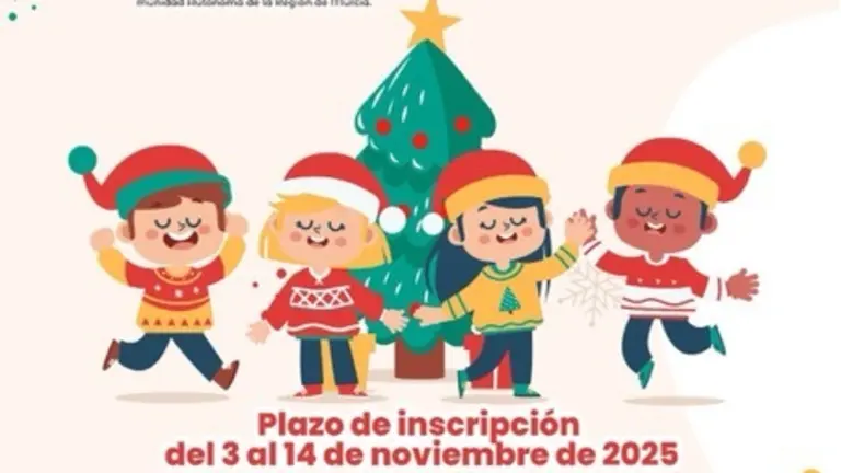 Cartel Escuela de Navidad 2025 Los Alcázares