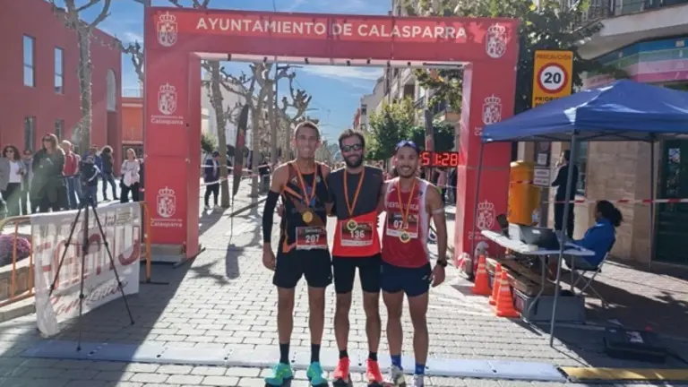 Podio masculino Calasparra