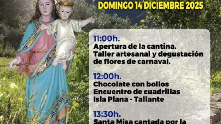 Cartel de la &lsquo;Fiesta por el Año Nuevo&rsquo; de El Cañar
