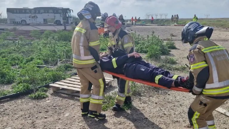 Simulacro emergencia aeropuerto