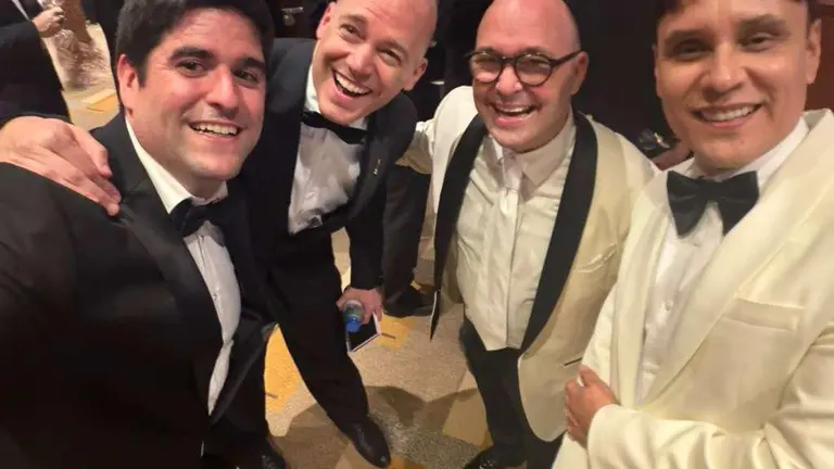 Álvar Carretero y Antonio Giménez-Palazón en los Oscar