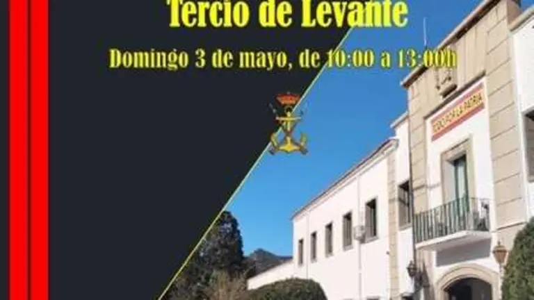 CARTEL JORNADA HISTORICA DE LA ARMADA VISITA  TERCIO LEVANTE