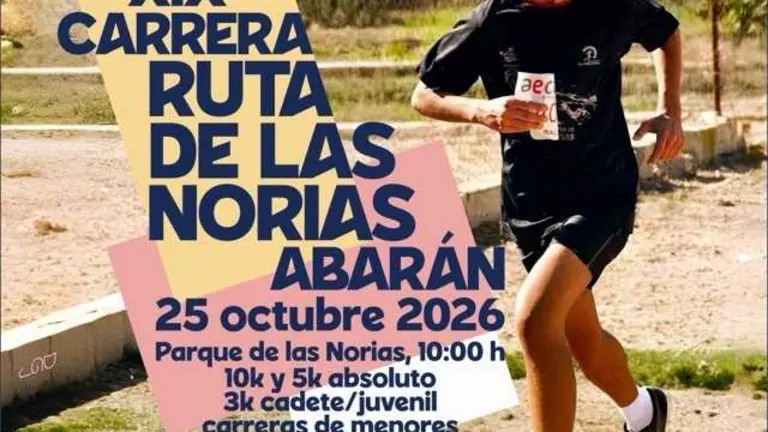 Cartel XIX Carrera Popular Ruta de las Norias