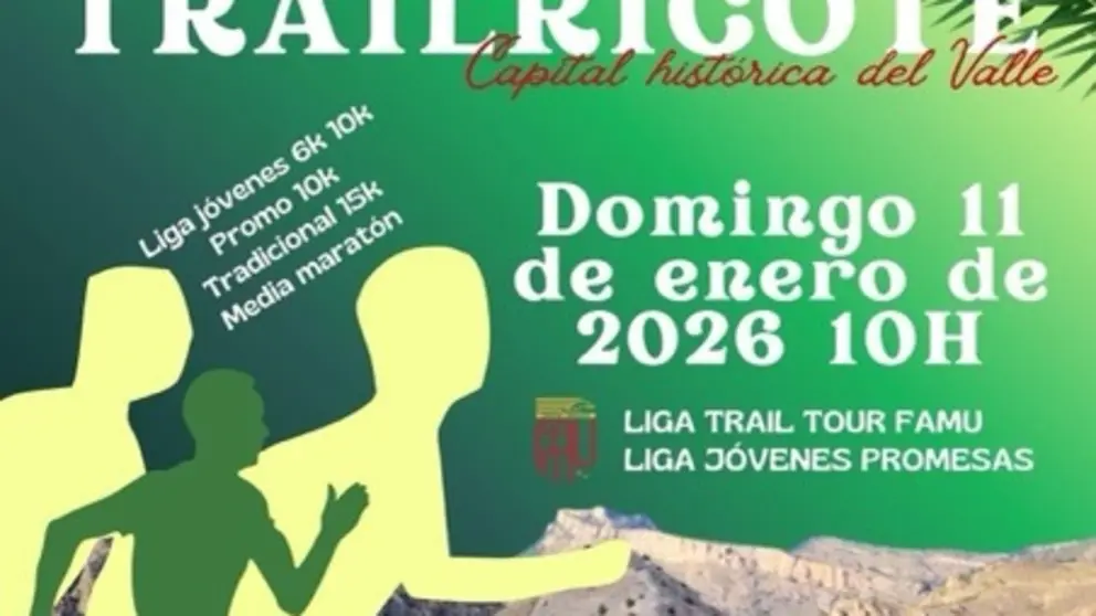 Cartel V Trail Solidario Virgen de los Dolores Ricote