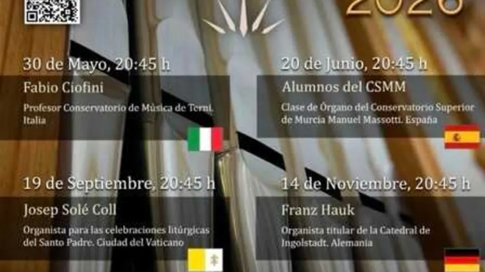 CARTEL FESTIVAL DE ÓRGANO