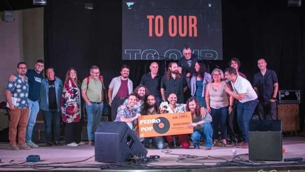 Ganadores del certamen Pedro Pop 2025