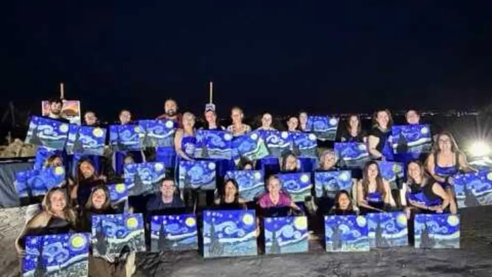 Noche estrellada en el Cabezo Gordo (