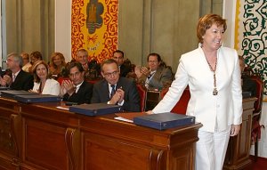 TOMA DE POSESION DE LOS CONCEJALES DE LA NUEVA CORPORACION MUNICIPAL DEL AYUNTAMIENTO DE CARTAGENA.